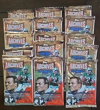 2001 Topps Archives NFL Football Trading Cards/15 Unopened Packs