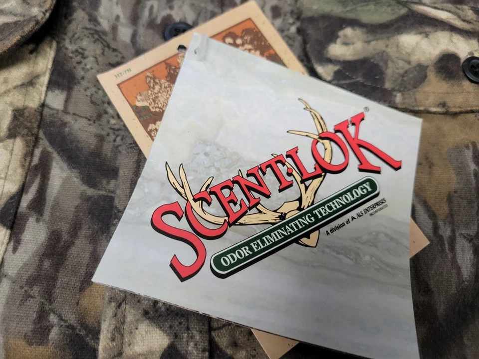 New Cabelas Hunting Jacket Mens Large Mossy Oak Break Up Scent Lok New With Tags - Image 4 of 4