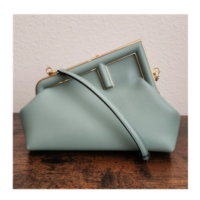Fendi First Nappa Leather Small in Menta
