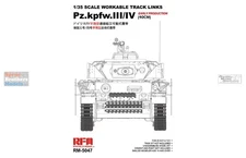 RFMRM5047 1:35 Rye Field Model Panzer Pz.Kpfw.III/IV 40cm Early Production