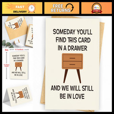Humorous Birthday Anniversary Card for Him, Perfect Gifts for Husband/Boyfrien