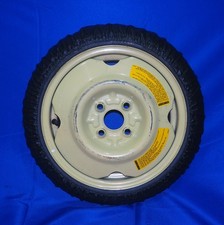 1990-1997 Mazda MX-5 Miata 14x4 Emergency Spare Tire Donut Wheel W/Cover OEM