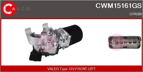 WIPER MOTOR CWM15161GS FOR CITROËN C3I HFX 1.1L 8HX/8HZ/8HY 1.4L KFV/KFU 1.4L - Picture 2 of 8