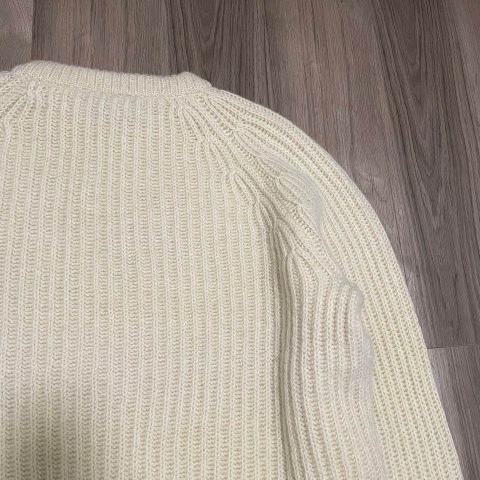 80s Peter Storm Wool Knit Sweater Ribbed XL Made in UK | eBay