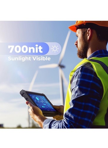 MUNBYN 2025 Rugged Windows Tablet IRT06, 8" Windows 11 Pro Upgradeable - Picture 6 of 7