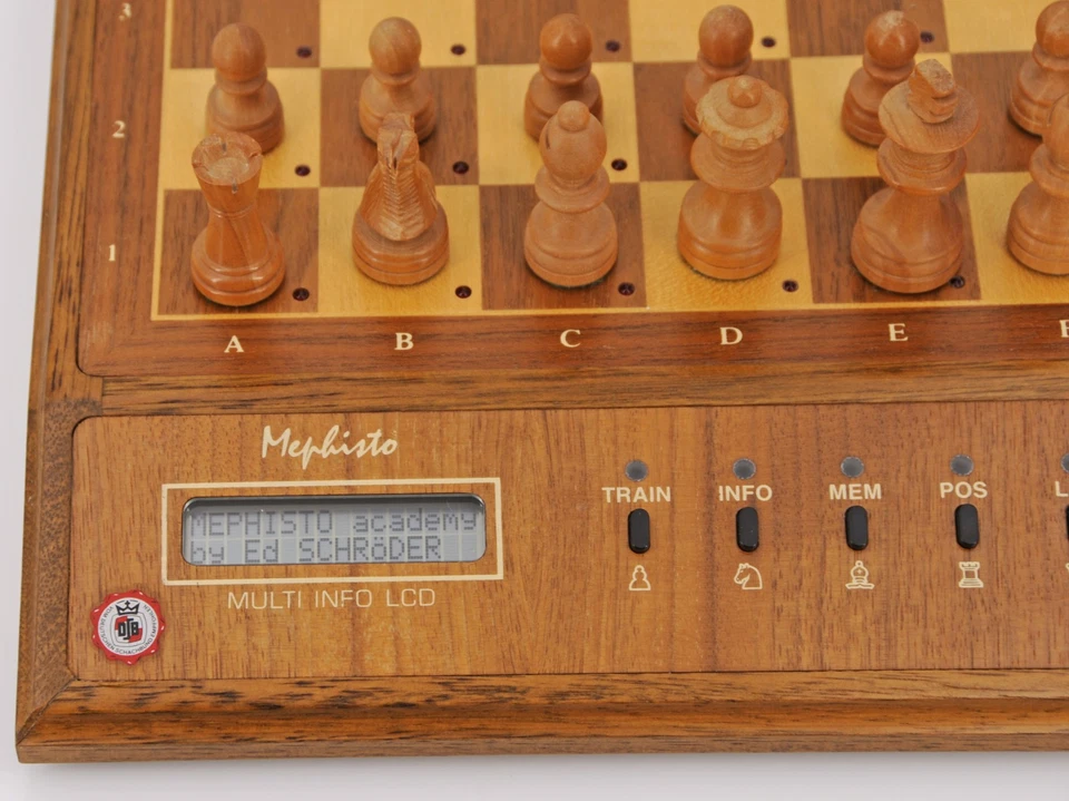 Schach-Computer "Mephisto Academy" Hegener + Glaser | vintage - Bild 3 von 4