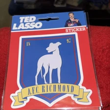 Ted Lasso A.F.C Richmond Sticker Blue