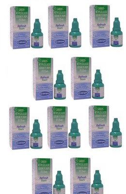 Refresh Tears Lubricant Eye Drops 10×10 ml Dryness & Irritation FREE SHIP 2027