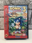 Sonic the Hedgehog 3 (Sega Genesis, 1994) – Case + Game No Manual Tested