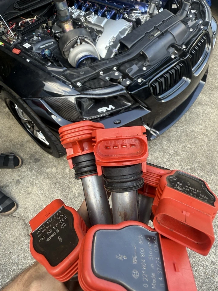 08-15 PAQUETE DE BOBINAS DE ENCENDIDO AUDI R8 5,2 L V10 N54 BOBINAS MAXECU Foto 4 de 4