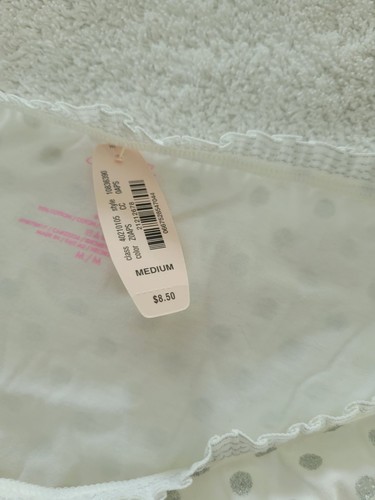 Vintage Victoria's Secret Cotton Ruffle Frilly Bikini Panty Medium 2011 - Picture 4 of 4