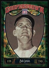 2013 Panini Cooperstown #49 Bob Lemon - Crystal Green