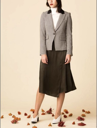 Veronica Beard Airlie Dickey Jacke Blazer Hahnentritt Jacke Blazer 4 $ 698 Neu mit Etikett - Bild 4 von 11