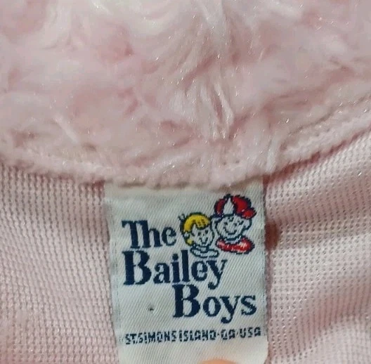 The Bailey Boys Faux Fur Jacket Cape Girl Size 4 Long Sleeve Bow Pink Preppy - Image 3 of 4