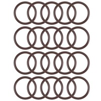 20 Fluorkautschuk O-Ringe 21Mm OD 17Mm ID 2Mm Breite Metrische FKM Dichtung