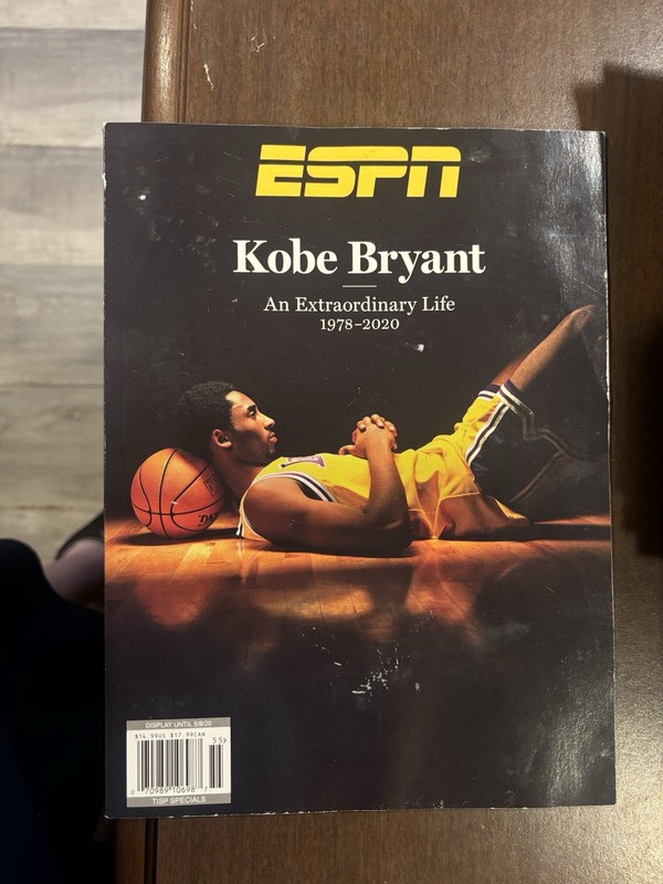 New Special Edition ESPN Kobe Bryant Magazine An Extraordinary Life 1978-2020