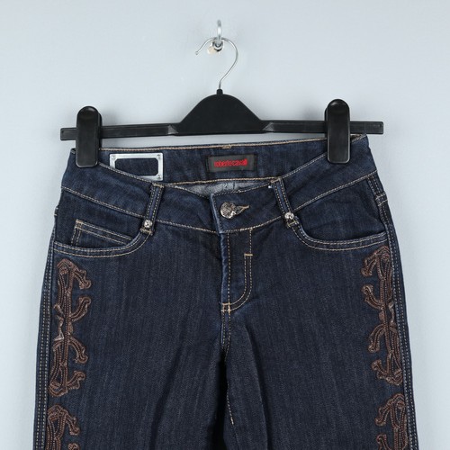 ROBERTO CAVALLI Damen Jeans Hose bestickt Denim Größe 27/34 - Bild 2 von 12
