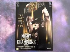 WWE 2025 Night of Champions JOHN CENA 18x24 event authentic poster photo