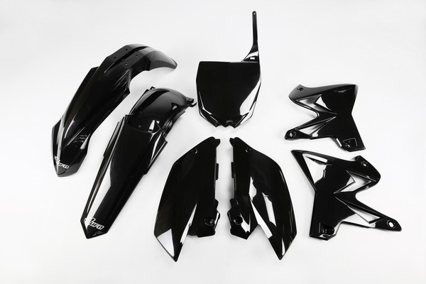 Verkleidungssatz UFO Replica 4T Restyle Schwarz Yamaha YZ125/250-image