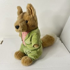 Vintage Eden Toys Foxy Whiskered Gentleman Plush Beatrix Potter Stuffed Toy READ