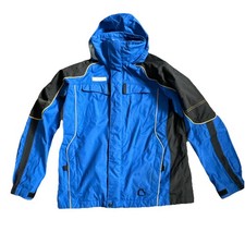 Columbia XCO 18/20 Youth Blue with black color block Hooded jacket