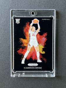 Cameron Brink 2024 Panini Prizm Draft Black Color Blast Case Hit SSP Stanford RC