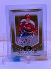 2020-21 SP Signature Edition Legends GOLD #127 Robert Picard