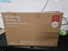 LG 27U411A-B 27-inch Full HD 1920 x 1080 IPS Computer Monitor, 120Hz