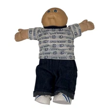 Vintage 1982 Cabbage Patch Kids Boy Doll Coleco KT Tag Blue Eyes