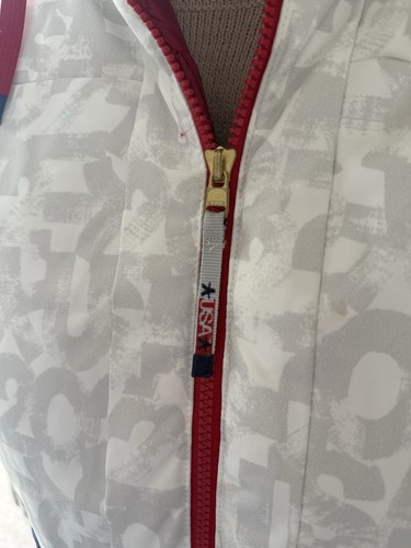 US Ski Team Peking Winter Olympics Official Uniform 2022: Spyder Daunenweste L - Bild 11 von 17