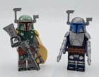 Boba and Jango Fett custom minifigures - highly detailed - star wars lego