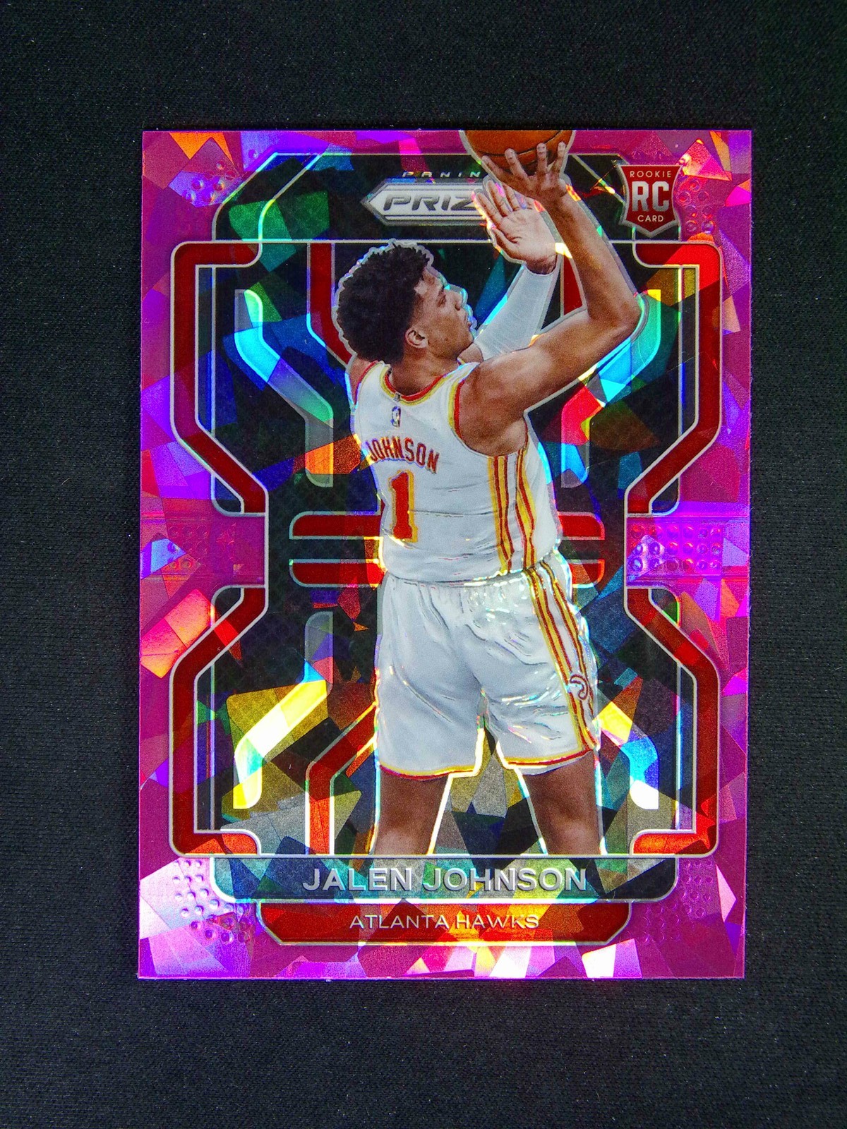 2021-22 Panini Prizm Jalen Johnson #305 RC Rookie Pink Ice