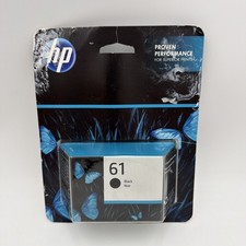 Genuine HP 61 Black Ink Cartridge Authentic HP Ink Sealed Fast Shipping 