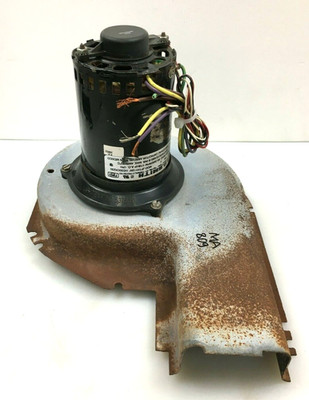 A.O.SMITH JF1H112N Inducer Blower Motor Assembly HC30CK230 used has rust #MA809