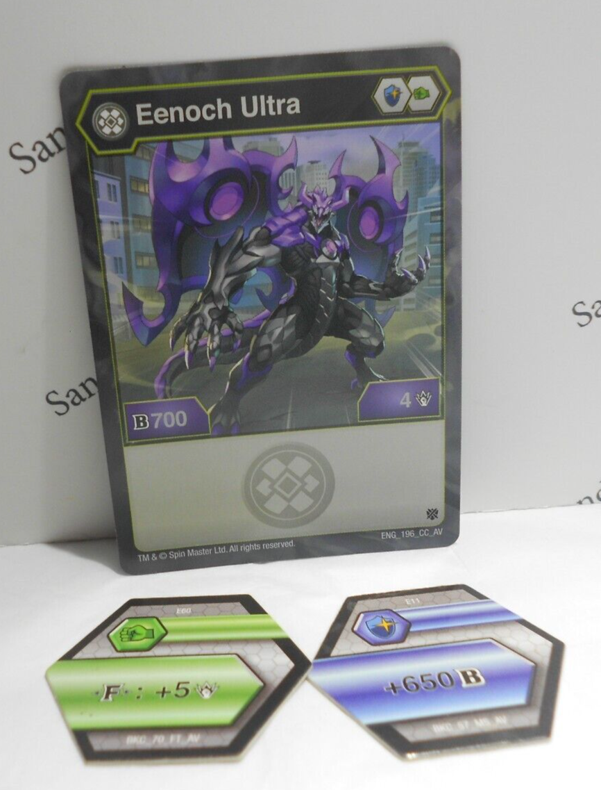 Bakugan Eenoch Ultra Black Darkus Armored Alliance B700 - Card