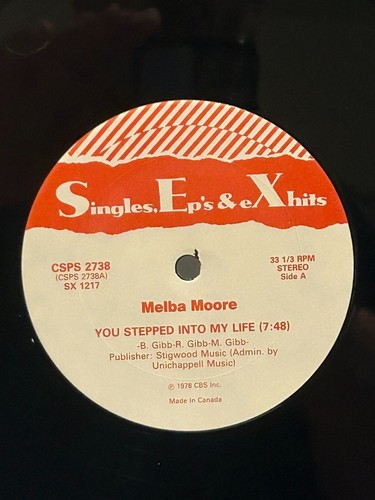 Melba Moore / Harold Melvin & The Blue Notes – You Stepped Into My Life VG+ LP - Picture 3 of 3