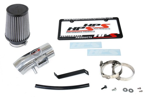HPS Performance 827-102P Shortram Air Intake Kit Polish Cool Short Ram Filter - Foto 3 di 3