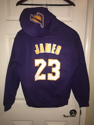 lakers jersey hoodie