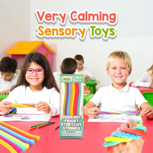 Sensory Autism Toys for Kids - Textured Stretchy Sensory Fidget Toys for Stre... - Picture 4 of 6