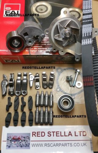 TIMING BELT ROCKER ARMS CAMSHAFT KIT FOR HYUNDAI TUSCAN SANTA-FE 2.0 2.2 CRDI - Picture 2 of 7
