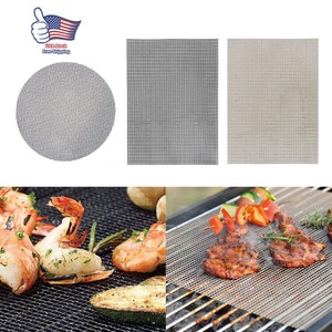 Grill Mat BBQ Tool Pad Mesh NonStick Cooking Grilling ...