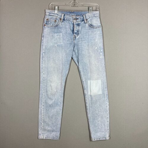 Kan niet lezen of schrijven Amuseren Somber Levi's 501 CT Distressed Patch Boyfriend Jeans Straight Buttonfly Women's 30x28 | eBay Kan niet lezen of schrijven Amuseren Somber Levi's 501 CT Distressed Patch Boyfriend Jeans Straight Buttonfly Women's 30x28 | eBay