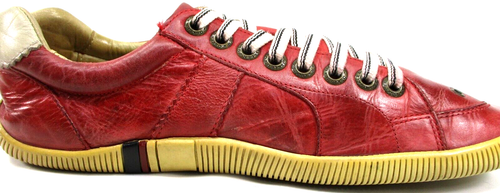 Osklen Herrenschuhe Messingösen Schnürung rot Stil 11697 Größe 9 - Bild 4 von 9