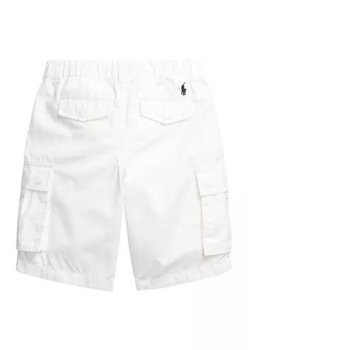 NWT Polo Ralph Lauren White Big Boys Cotton Ripstop Cargo Shorts 16 pno2921 - Picture 2 of 2