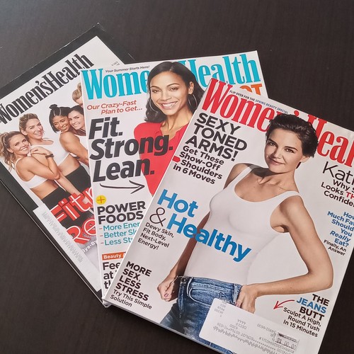 Womens Health Magazine Lot Hot Katie Holmes Fit Zoe Saldana Rachel Brathen 2018 - Picture 10 of 10