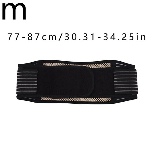 US 1-2 Pack Back Brace Support Tourmaline Self-Heating Lumbar Therapy Waist Belt - Picture 4 of 27