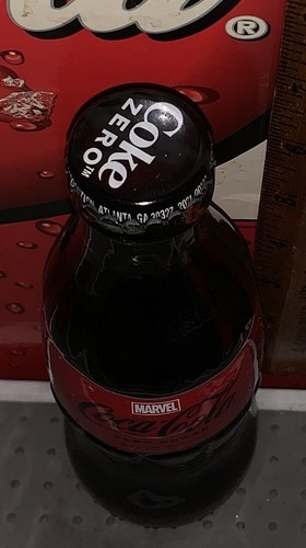 2024 COCA COLA X MARVEL CHARACTER STAR - LORD 8OZ COCA COLA ZERO SUGAR BOTTLE - Picture 3 of 3