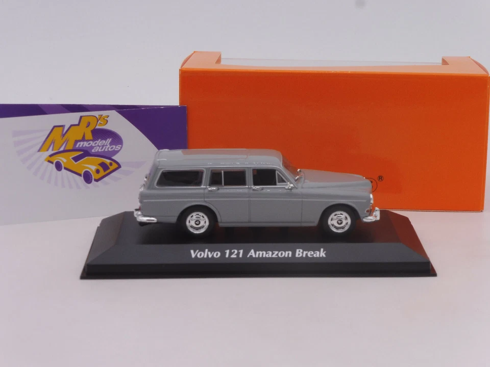 Maxichamps 940171010 # Volvo 121 Amazon Break Baujahr 1966 in " grau " 1:43 NEU - Bild 2 von 3