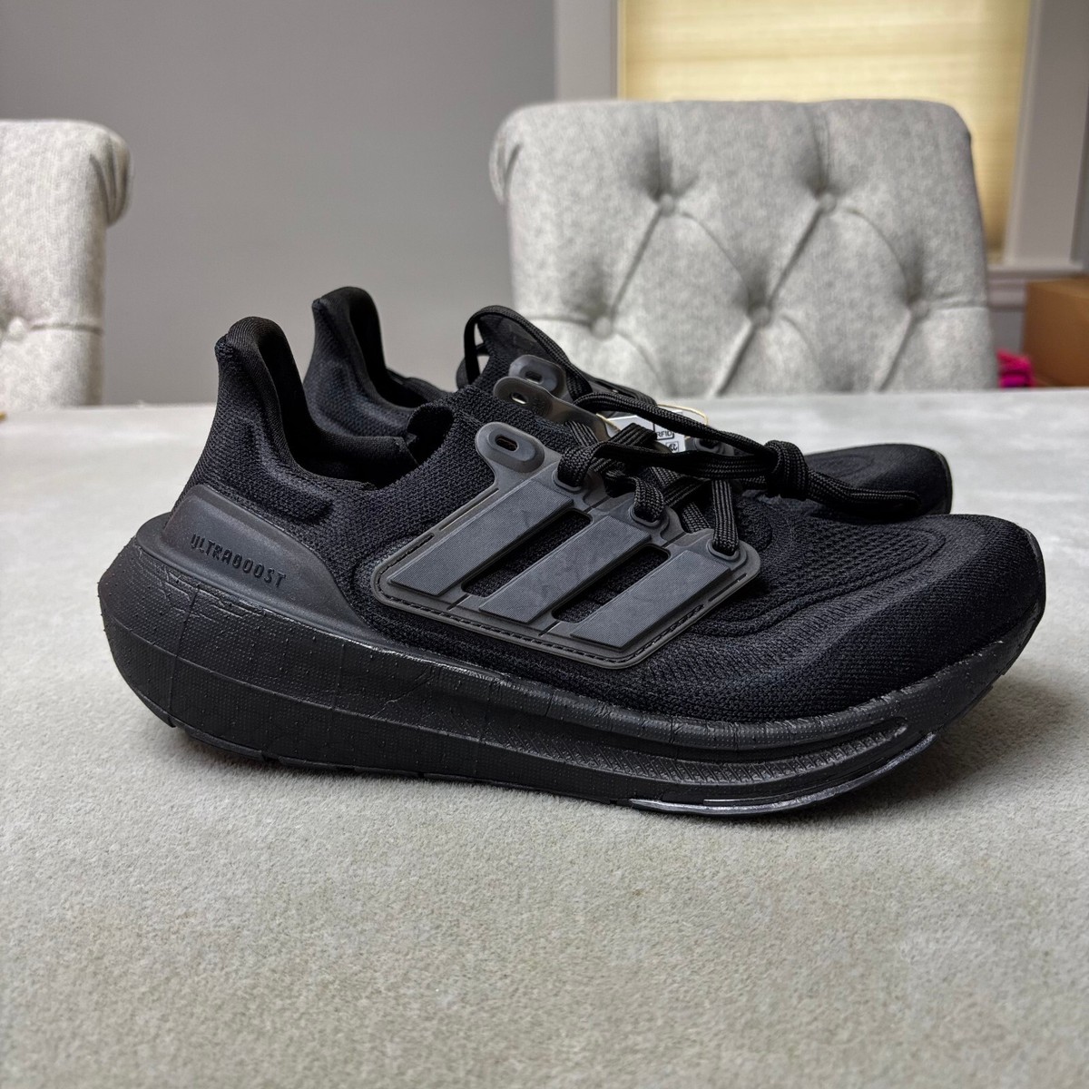 Size 6 - adidas UltraBoost Light Triple Black for sale