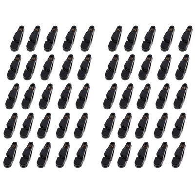 50x Plastic Snap Release Clips for Weight Planer Board Sea Fishing Black